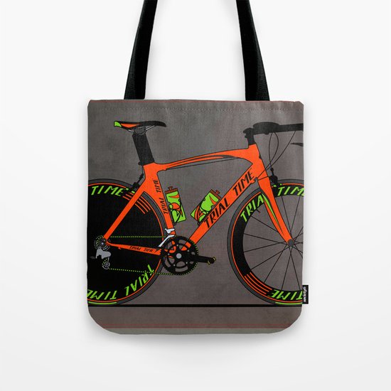 Time Trial Bike Tote Bag