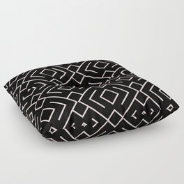 Black and Pink Geometric Shape Mosaic Pattern 4 Pairs DE 2022 Popular Color Short and Sweet DE6023 Floor Pillow