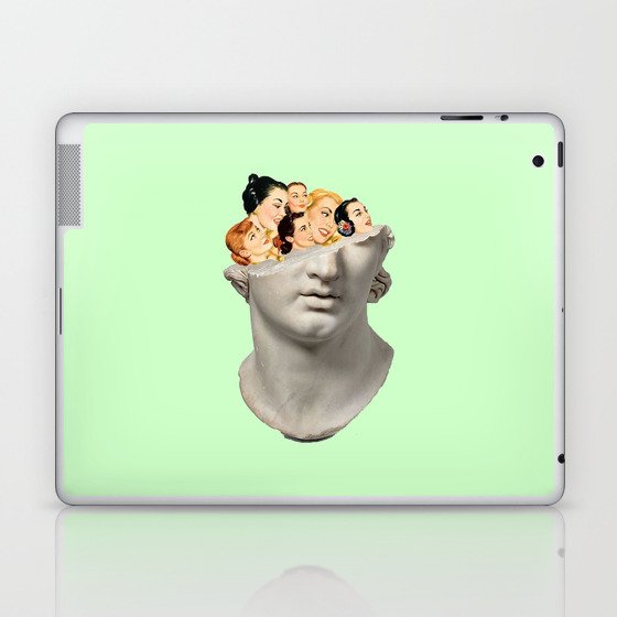 what's on my mind green Laptop & iPad Skin