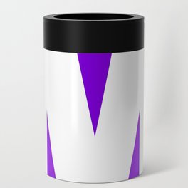 M (White & Violet Letter) Can Cooler