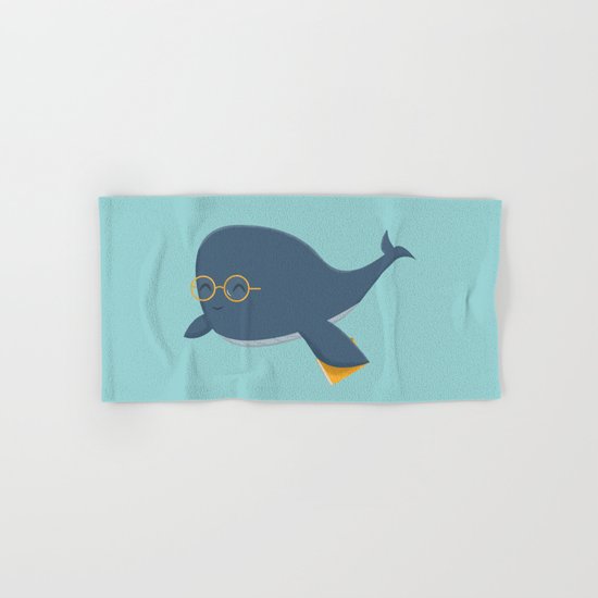 Ms. Whale Hand & Bath Towel