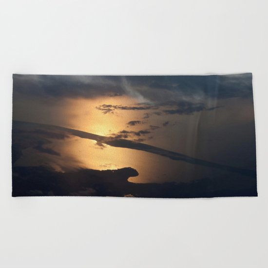 Liquid Starlight Beach Towel
