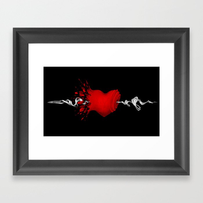 HeartShot Framed Art Print