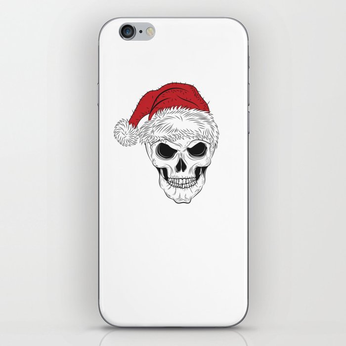 Christmas Skull iPhone Skin