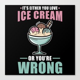 Ice Cream Canvas Print