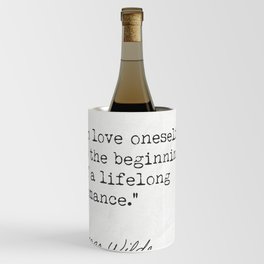 Oscar Wilde int quotes Wine Chiller