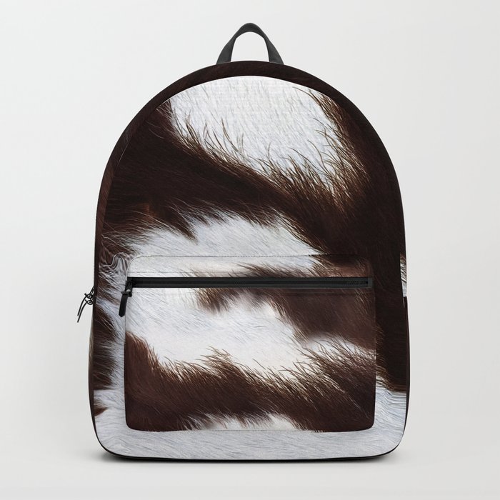 Southwestern Brown Cowhide (Created Digitally) Backpack