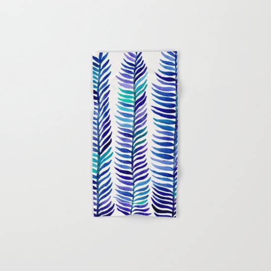 Indigo Seaweed Hand & Bath Towel