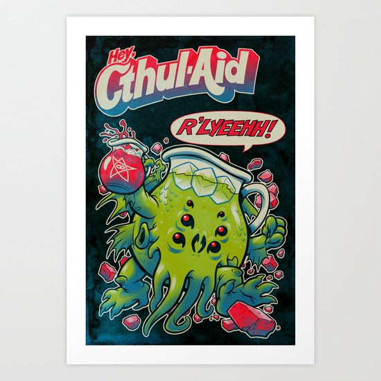 CTHUL-AID Art Print