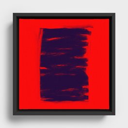 Abstract Painting 63e.  Framed Canvas