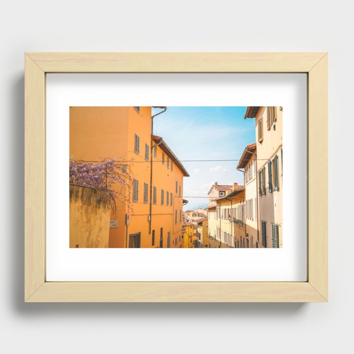 Colorful Street Recessed Framed Print