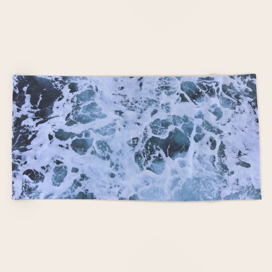 Ocean Waves Beach Towel
