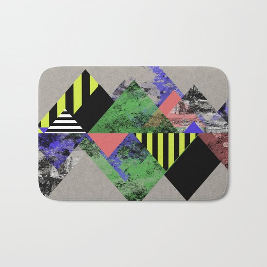 Triangles! Bath Mat