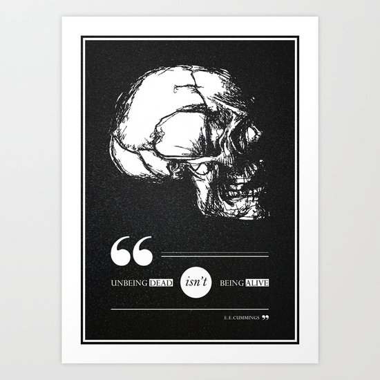 Dead or alive Art Print
