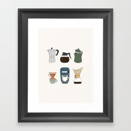 Morning Coffee Framed Art Print