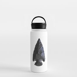 Black Rock Arrowhead - Prehistory and Native American Photography Water Bottle