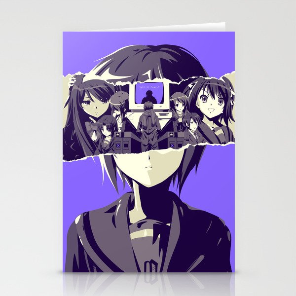 Doubt - Disappearance of Haruhi Suzumiya poster Stationery Cards