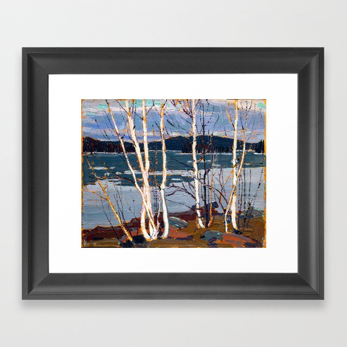 Tom Thomson - Spring in Algonquin Park - Canada, Canadian Oil Painting - Group of Seven Framed Art Print