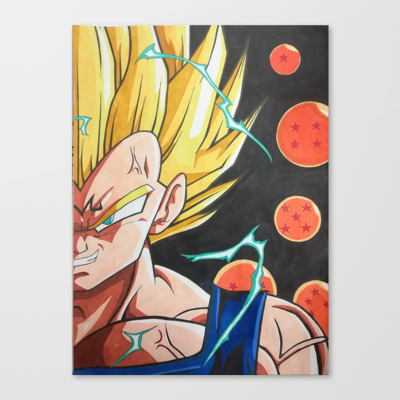 Majin Vegeta Dragonball Z Canvas Print By Juprinxart Society6 Color the picture of dragonball z just as you like. majin vegeta dragonball z canvas print by juprinxart