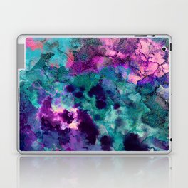 Inky Watercolor Paint Splash Laptop Skin