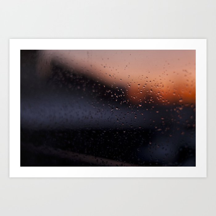 Raindrops  Art Print