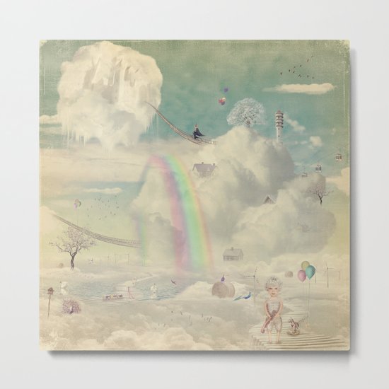 Fantastic country in the sky Metal Print