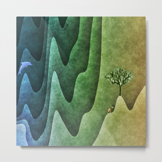 Not alone Metal Print