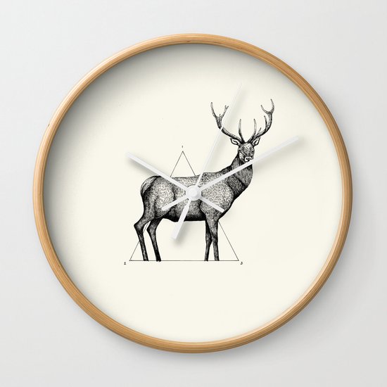 'Wildlife Analysis II' Wall Clock
