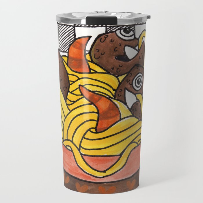 Creature Spaghetti Travel Mug