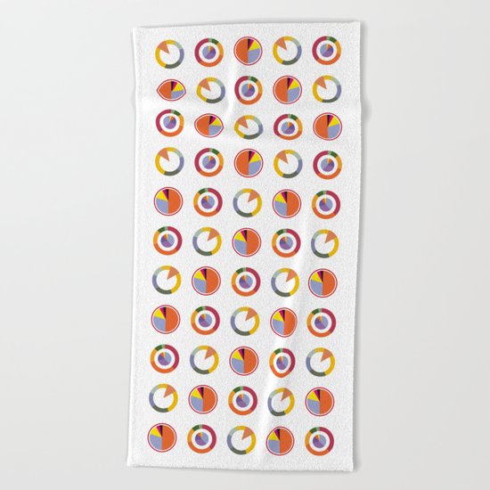 Geometric Playing Beach Towel