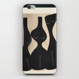 Modern Abstract Woman Body Vases 10 iPhone Skin