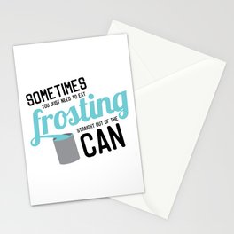 Frosting, Straight Out of the Can Stationery Cards