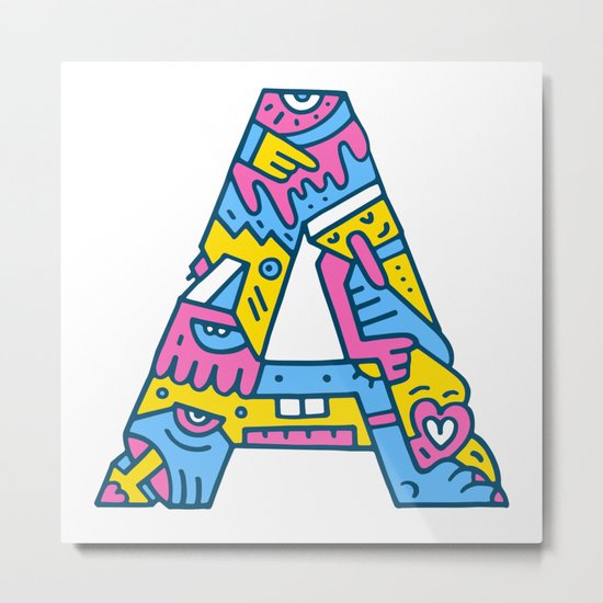 A, OK? Metal Print