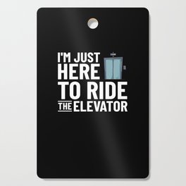 Elevator Buttons Mechanic Technician Door Lift Cutting Board