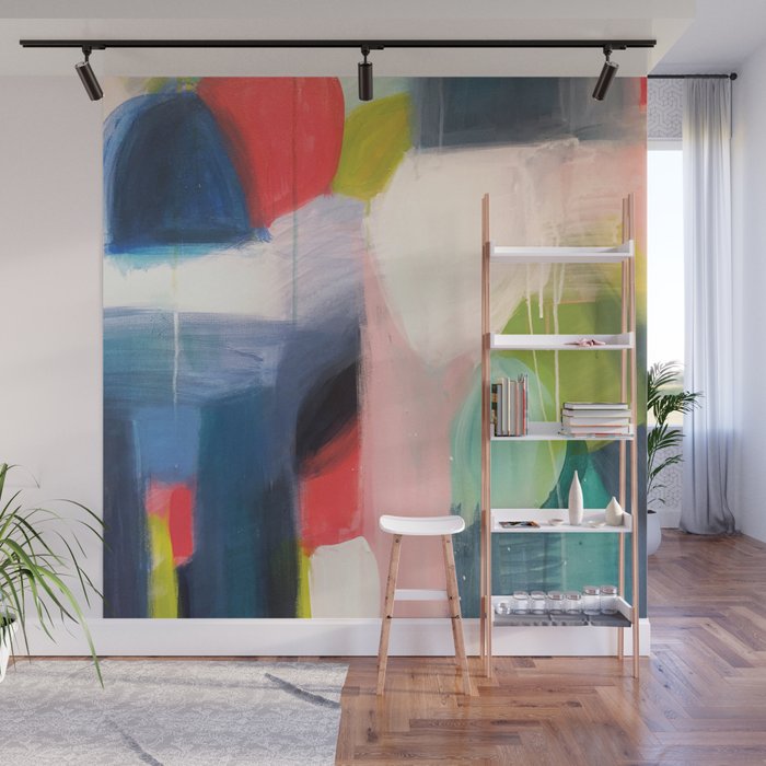 Modern Abstract 1 Wall Mural By Ponderdesign Society6