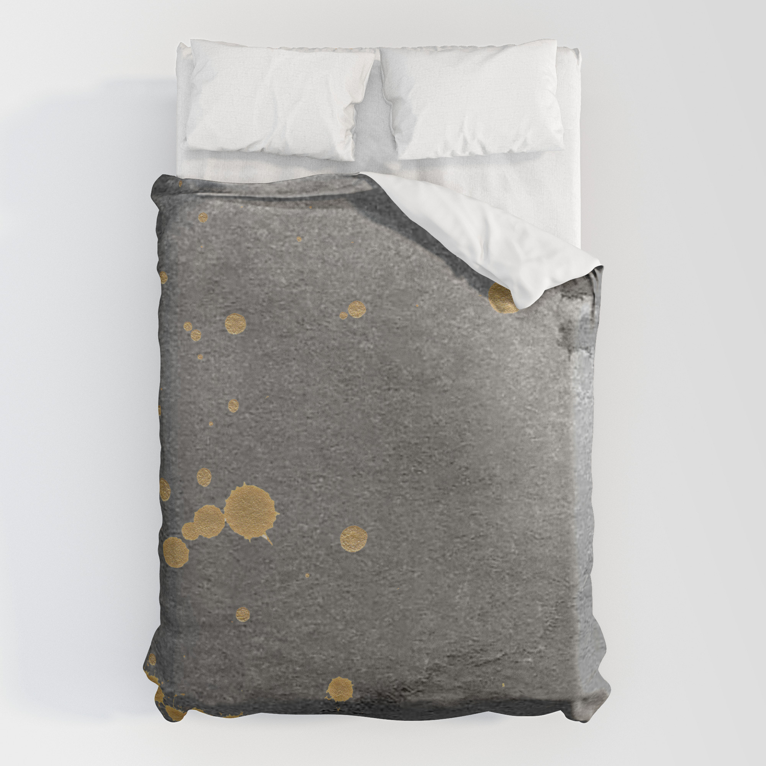 Gray And Gold Duvet Cover By Dream Of, Grey And Gold Duvet Cover