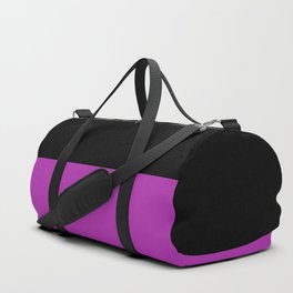 Black-Purple Duffle Bag