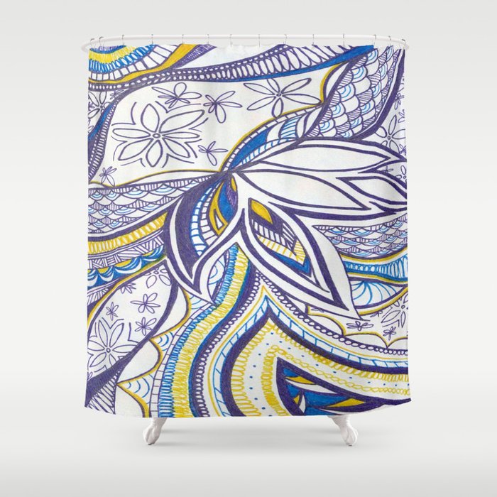 Whirl Shower Curtain