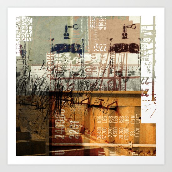 BABEL OVERDUBS II Art Print