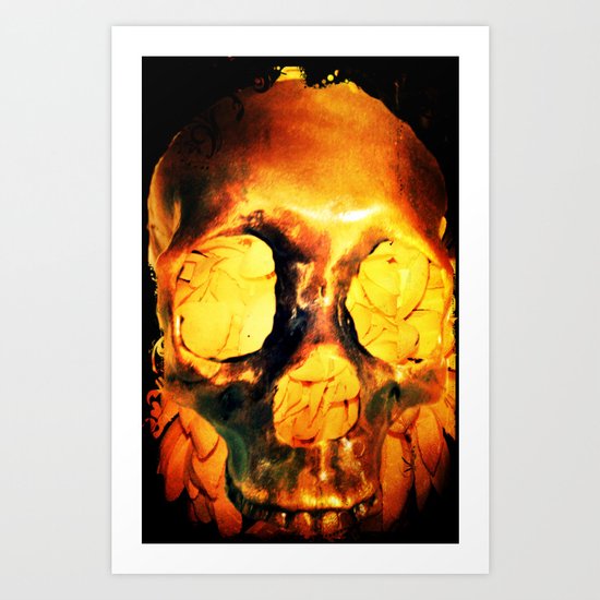 Flores Por Los Muertos. Art Print