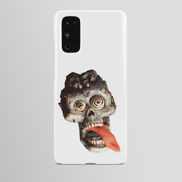 Zombie with tongue out from Creatures in My House stop motion animated film Android Case