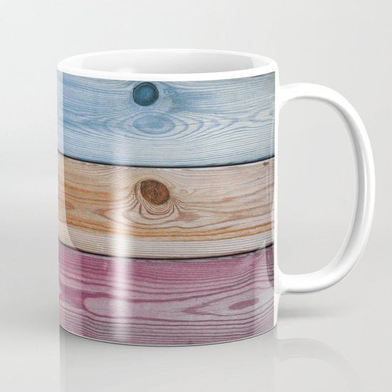 Wooden Rainbow Mug