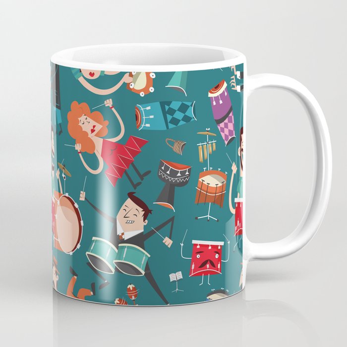 Percussion Pattern Coffee Mug