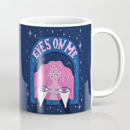 Eyes On Me - Navy/Pink Coffee Mug
