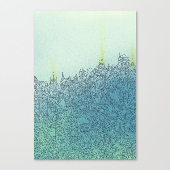A Quiet Raft Canvas Print