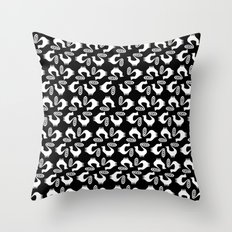 Snooty pattern Throw Pillow