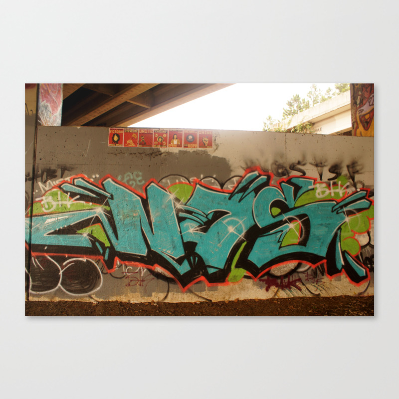 Nas Graffiti Wall Canvas Print By Zerog Society6