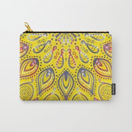 Yellow Easter Mandala Carry-All Pouch
