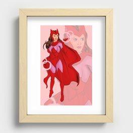 Scarlet Witch Wanda Recessed Framed Print
