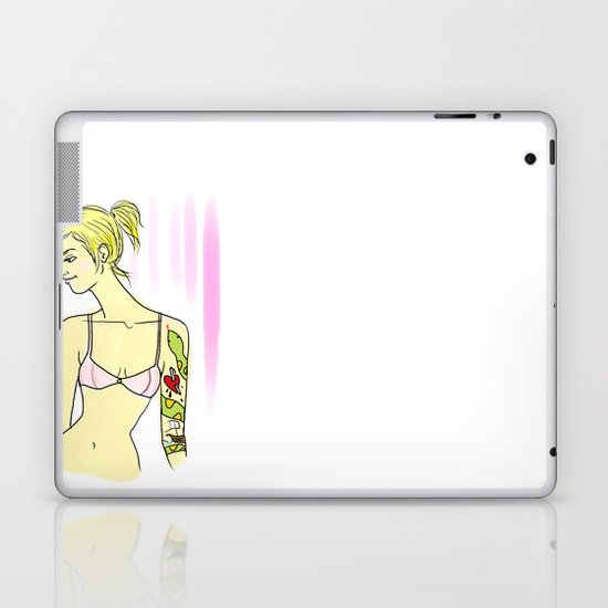 Tattoo Sleeve Girl Laptop & iPad Skin